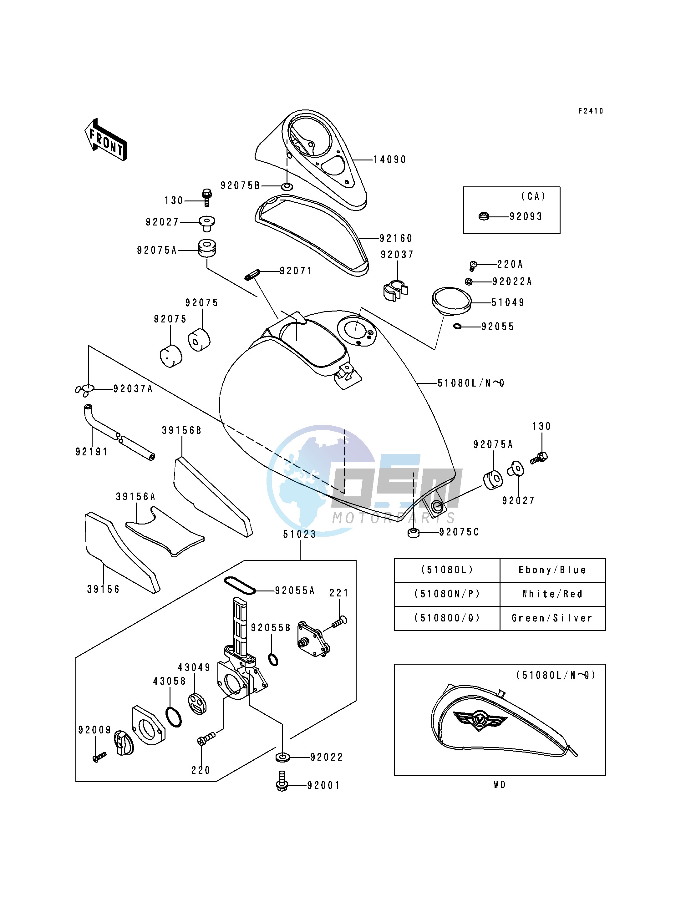 FUEL TANK -- VN800-B1- -