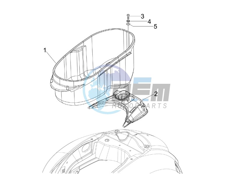 Helmet huosing - Undersaddle