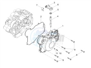 RS4 50 2T E4 (APAC, EMEA) drawing Clutch cover