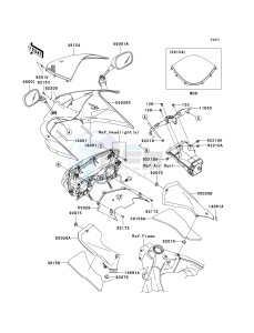 ZX 600 N [ZX-6RR] (N1) N1 drawing COWLING