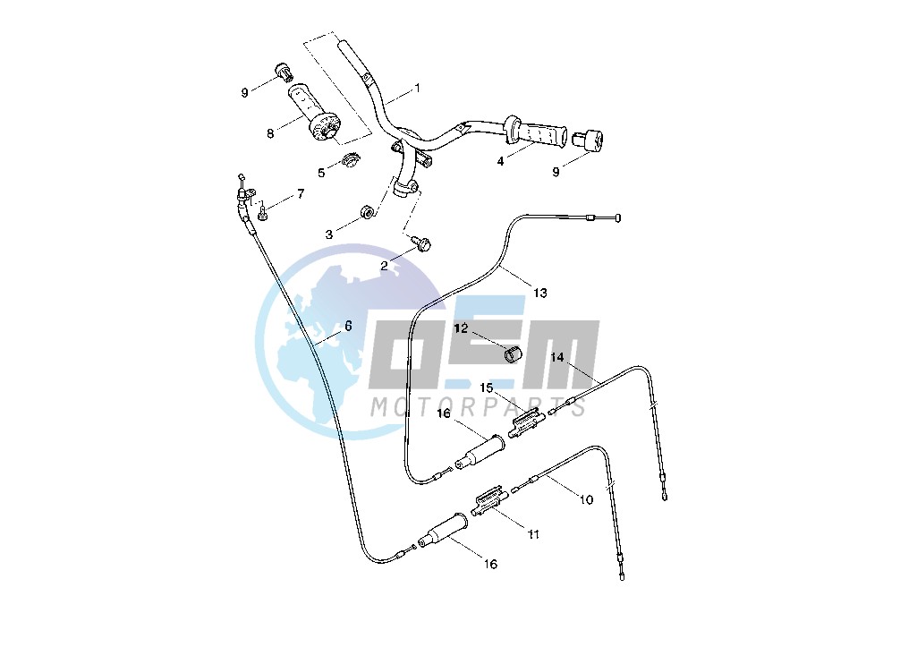 STEERING HANDLE - CABLE