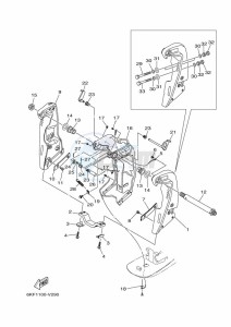 F250CB drawing FRONT-FAIRING-BRACKET