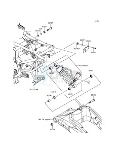 VERSYS 650 KLE650EGF XX (EU ME A(FRICA) drawing Suspension/Shock Absorber