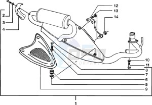 Zip 50 SP H2O Liquid cooling drawing Catalytic silencer