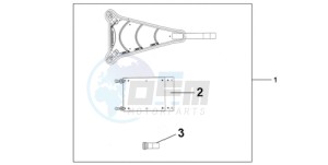 CBR1000RRA France - (F / CMF HRC) drawing TANK BAG