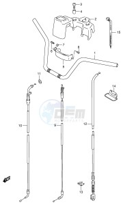 LT-F500F (E3-E28) drawing HANDLEBAR