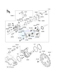 KSF 450 B [KFX450R MONSTER ENERGY] (B8F-B9FB) B9F drawing REAR BRAKE