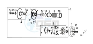 COMBIZ 50 drawing CLUTCH