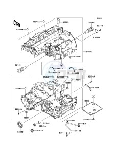 Z1000 ZR1000DDF FR GB XX (EU ME A(FRICA) drawing Crankcase