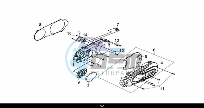 L CRANK CASE COVER