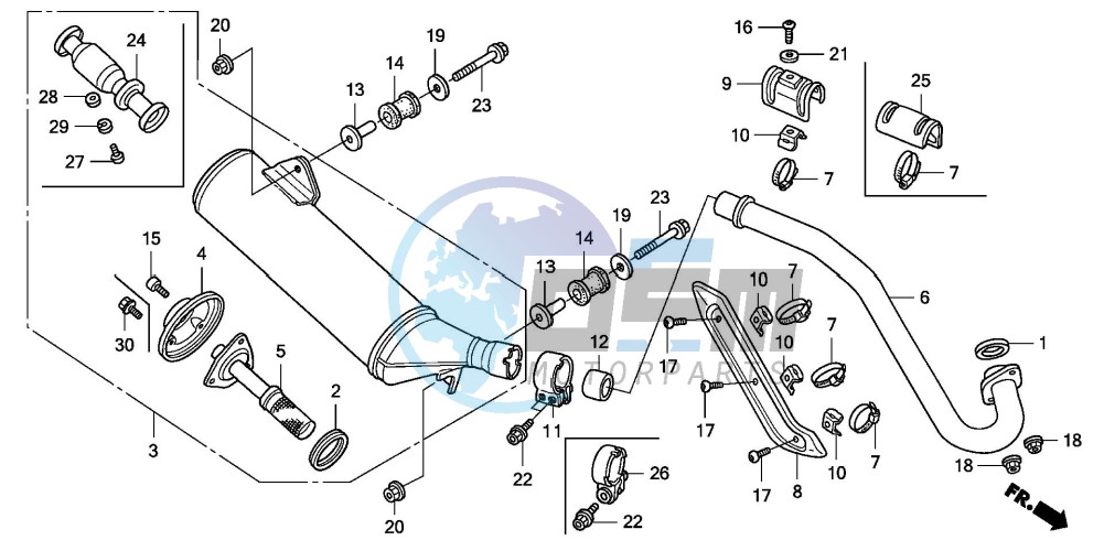 EXHAUST MUFFLER