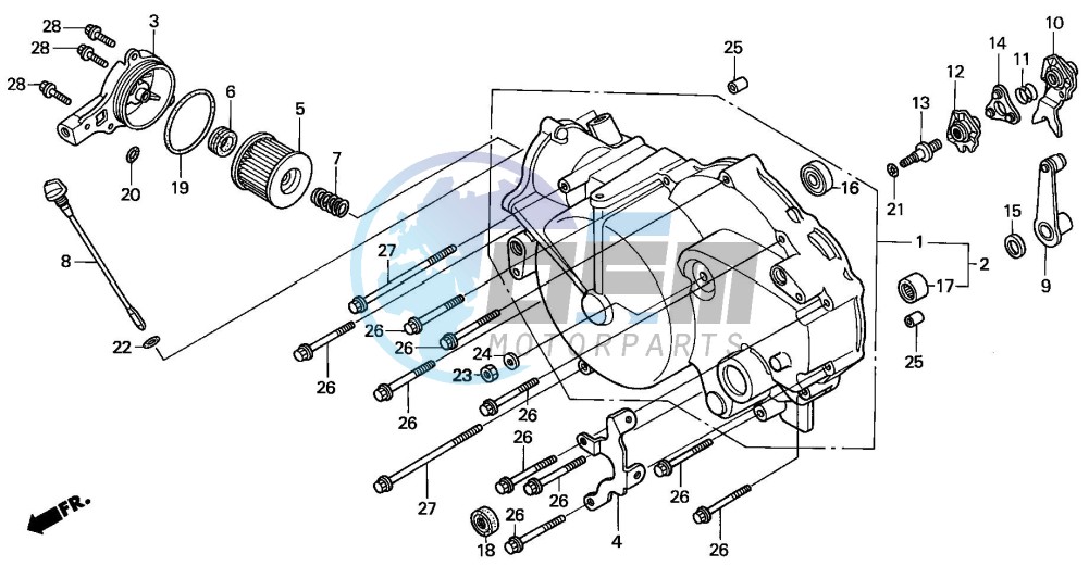 FRONT CRANKCASE COVER (1)