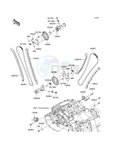 VN 1700 G [VULCAN 1700 CLASSIC LT] (9G-9FA) G9F drawing CAMSHAFT-- S- -_TENSIONER