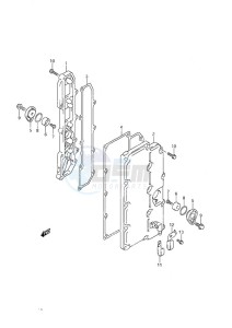 DF 225 drawing Exhaust Cover