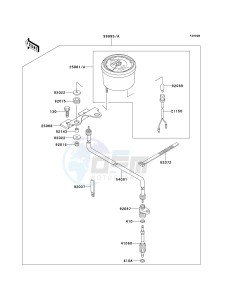 KLF 300 C [BAYOU 300 4X4] (C5-C9) [BAYOU 300 4X4] drawing OPTIONAL PARTS-- METER- -