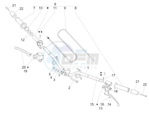 Liberty 50 4t Delivery Single disc drawing Handlebars - Master cilinder