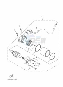 MT-25 MTN250-A (B4W1) drawing STARTING MOTOR