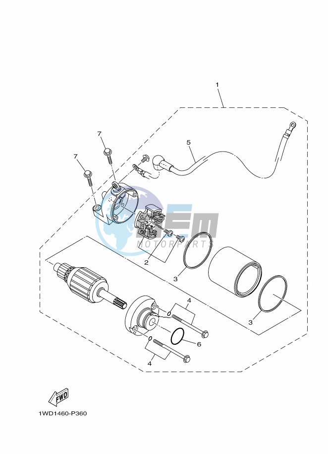 STARTING MOTOR