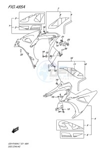 GSX-R1000 EU drawing SIDE COWLING (YSF)