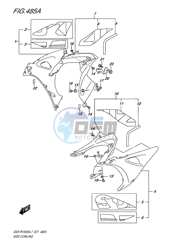 SIDE COWLING (YSF)