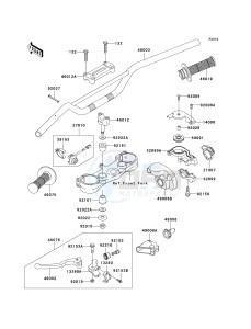 KX 250 R [KX250] (R1) R1 drawing HANDLEBAR