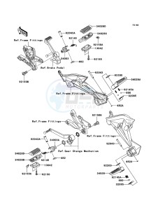 Z1000_ABS ZR1000C8F FR GB XX (EU ME A(FRICA) drawing Footrests