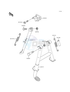 ZX 600 D [NINJA ZX-6] (D2-D4) [NINJA ZX-6] drawing STAND