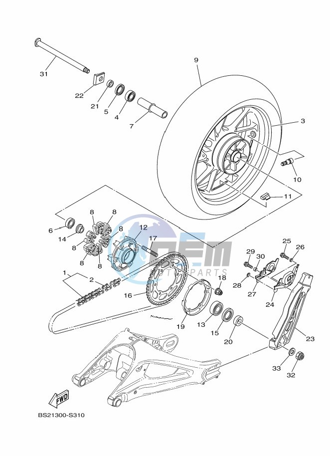 REAR WHEEL