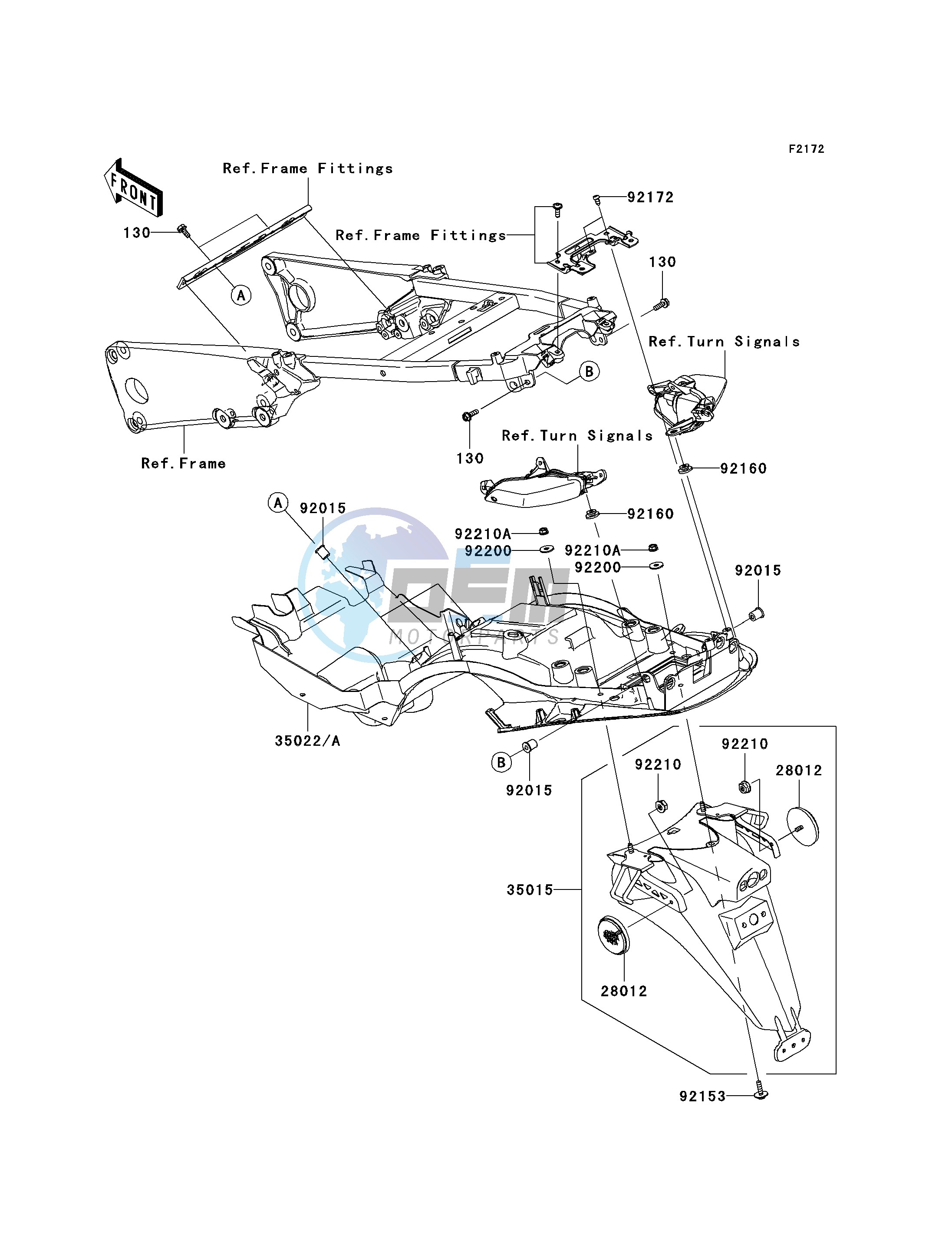 REAR FENDER-- S- -