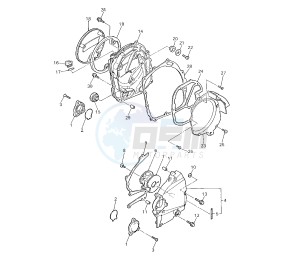 YZF SP 750 drawing CRANKCASE COVER