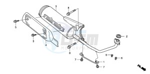 NVS502SH drawing EXHAUST MUFFLER