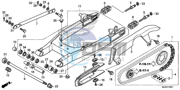 SWINGARM (VT750S)