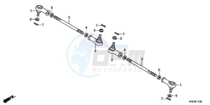 TRX500FPMC drawing TIE ROD