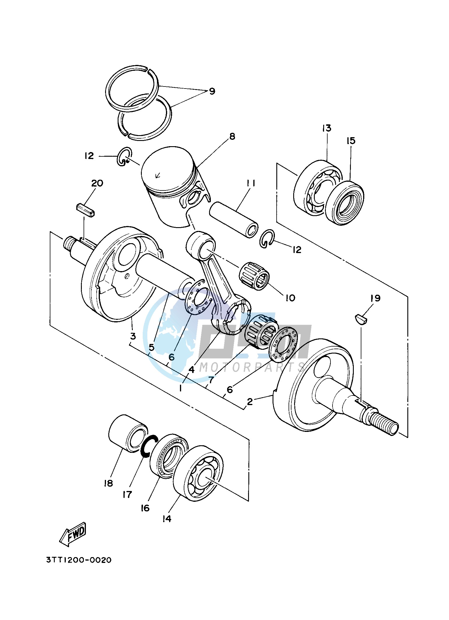 CRANKSHAFT & PISTON