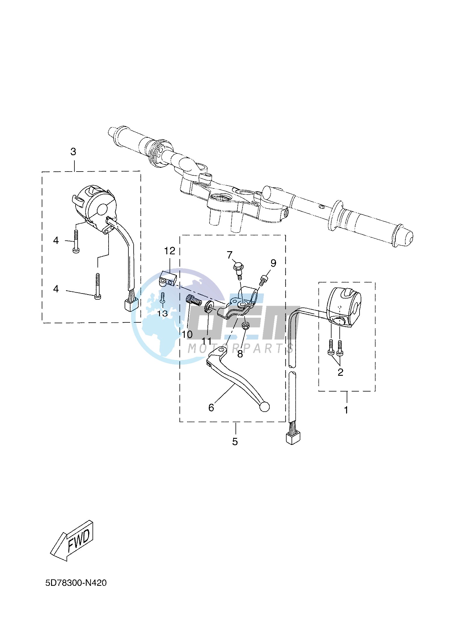 HANDLE SWITCH & LEVER