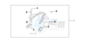 CBF1000SA France - (F / ABS CMF) drawing RR.CARRIER