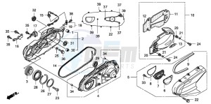 FJS400D SILVER WING drawing SWINGARM