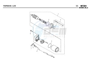 RS2-125-NACKED-BLACK drawing START ENGINE  Yamaha 125 4T EURO2