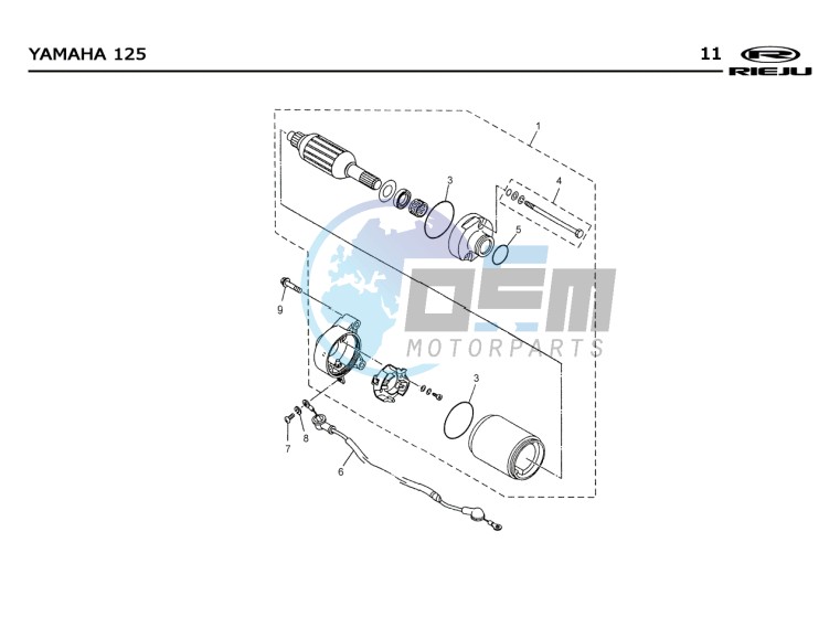 START ENGINE  Yamaha 125 4T EURO2