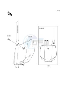 KX85 / KX85 II KX85B8F EU drawing Accessory