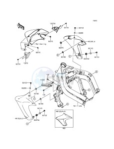 ER-6N ER650ECF XX (EU ME A(FRICA) drawing Shroud