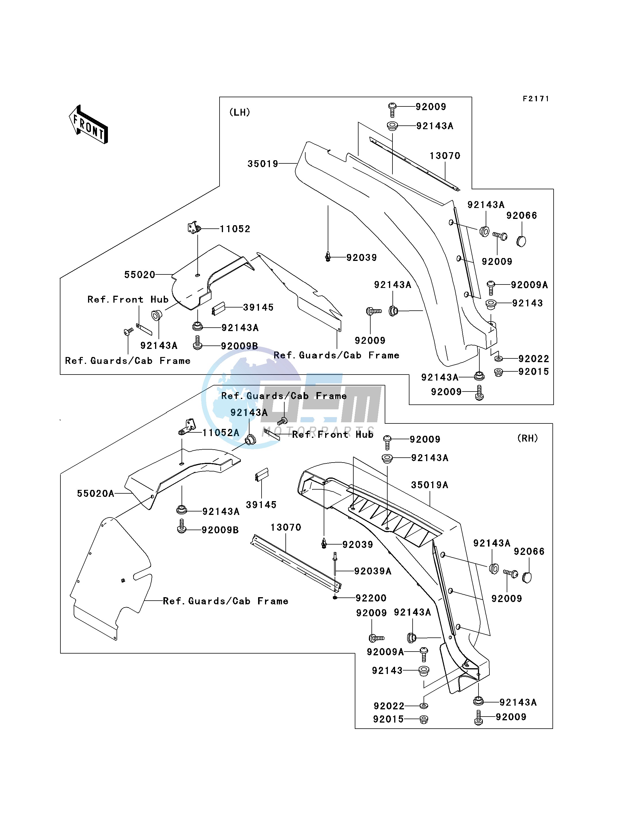 FRONT FENDER-- S- -