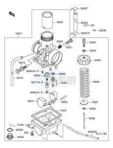 RM60 (E24) drawing CARBURETOR