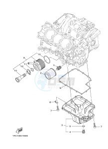 MT09A MT-09 ABS 900 (2DRF 2DRG) drawing OIL CLEANER