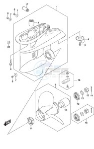 DF 60A drawing Gear Case