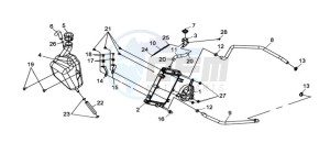 QUAD LANDER 300S ENTRY drawing RADIATOR