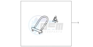 CBR1000RA9 UK - (E / ABS MME) drawing U-LOCK