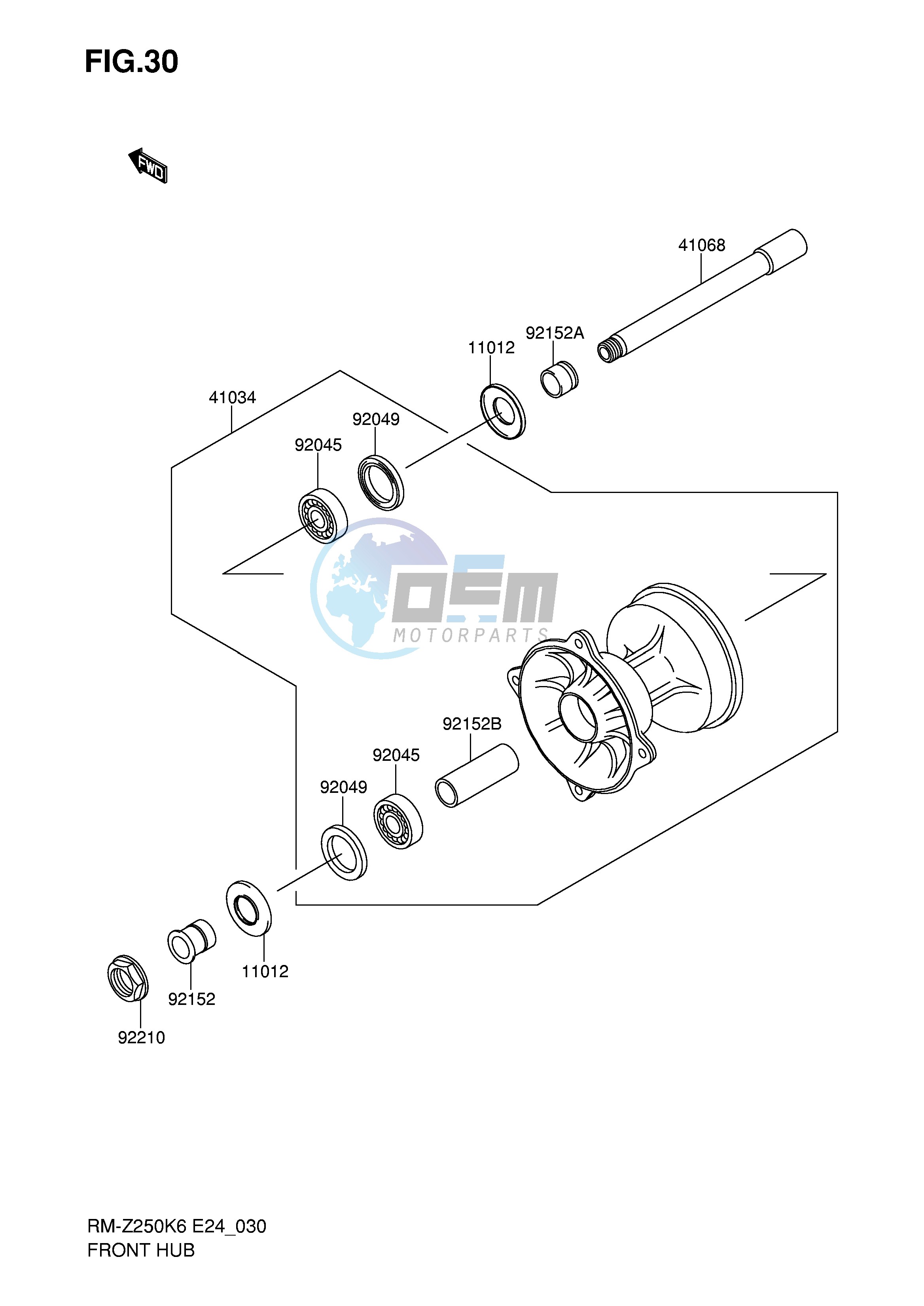 FRONT HUB