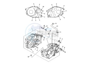 XT X 660 drawing CRANKCASE