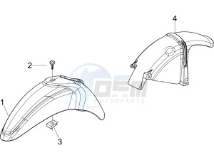 Liberty 50 4t drawing Wheel housing - Mudguard